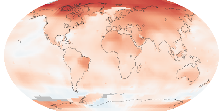 Earth Climate 2005-2014 (NASA Earth Observatory)
